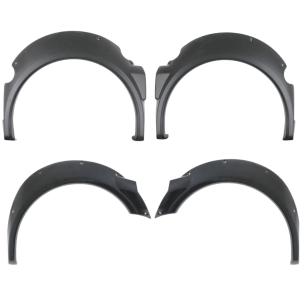 Set di passaruota abbellitore anteriore e posteriore Aixam, 7ak017, 7ak018, 7ak023, 7ak024