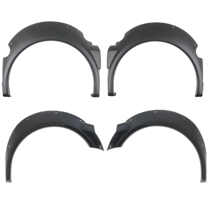 Set di passaruota abbellitore anteriore e posteriore Aixam, 7ak017, 7ak018, 7ak023, 7ak024