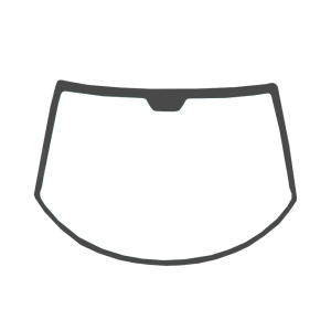 PARABREZZA VETRO CRISTALLO ANTERIORE AIXAM A.721/CITY/MINAUTO