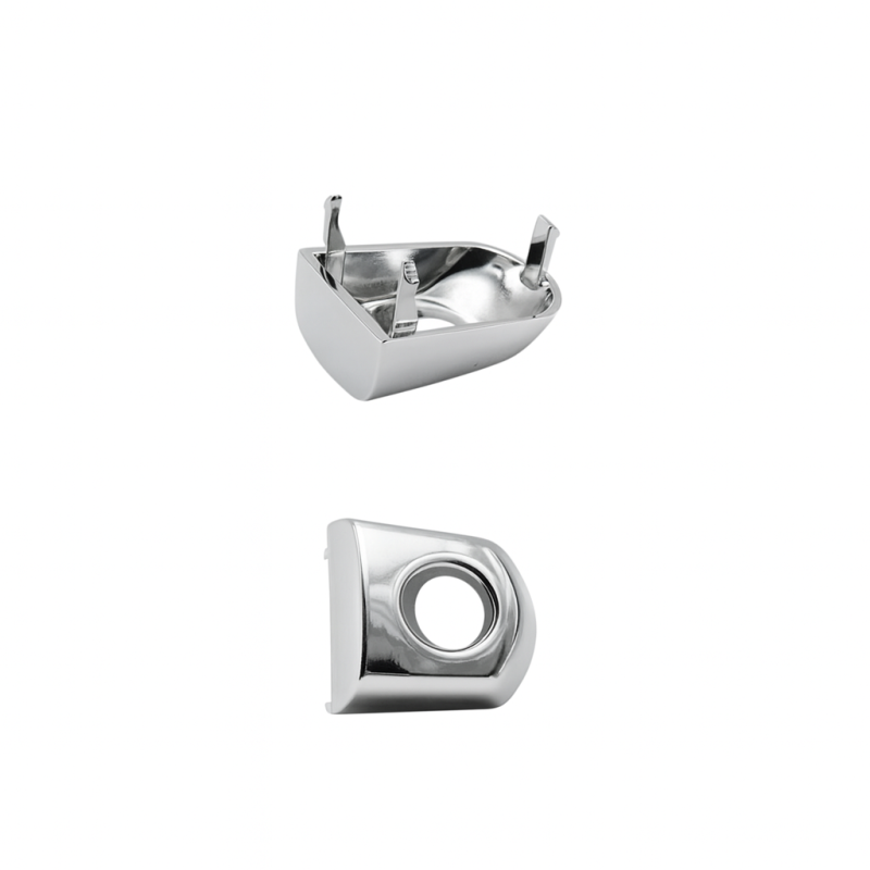 COVER TERMINALE MANIGLIA ESTERNA SINISTRA CROMATA AIXAM MINAUTO D-TRUCK - 7AP113A