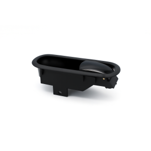 Maniglia nera porta interna Aixam, Minauto, 7aa071