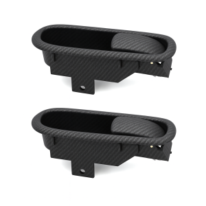 Set di maniglie carbon look porta interna Aixam, Minauto, 7aa071x