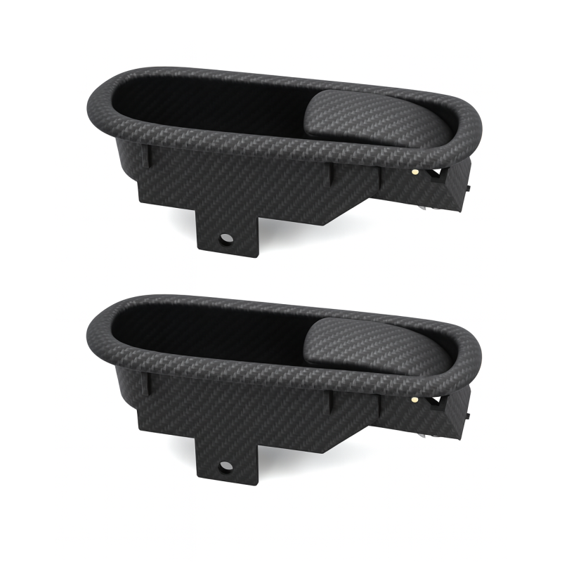 Set di maniglie carbon look porta interna Aixam, Minauto, 7aa071x