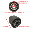 Giunto omocinetico standard con cuscinetto a sfera lato cambio per minicar