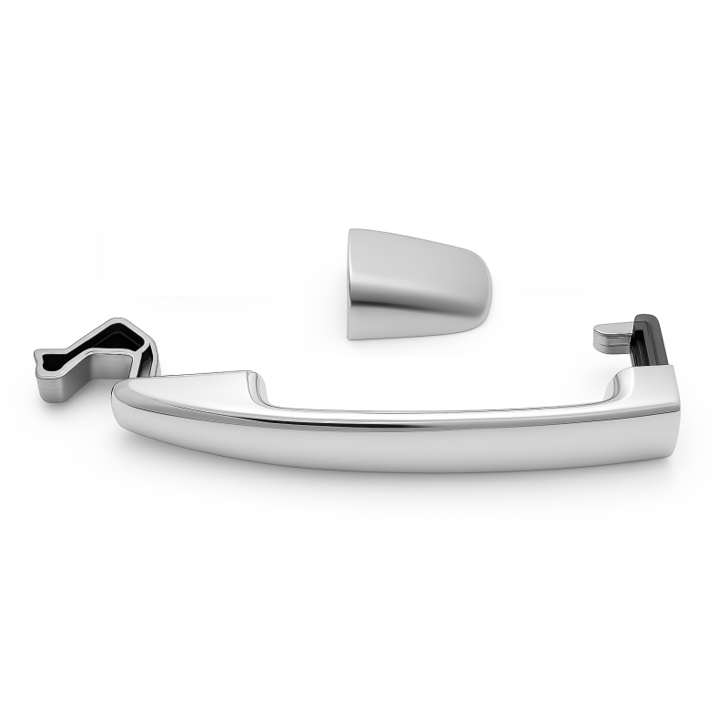 MANIGLIA PORTA ESTERNA NERA COMPLETA DI COVER LIGIER JS50 JS60 - 1402759