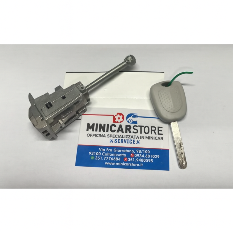 KIT SERRATURA NOTTOLINO PORTA SINISTRA CON CHIAVE SENZA MESSA IN MOTO CHATENET CH40 CH46 - 0040018/A