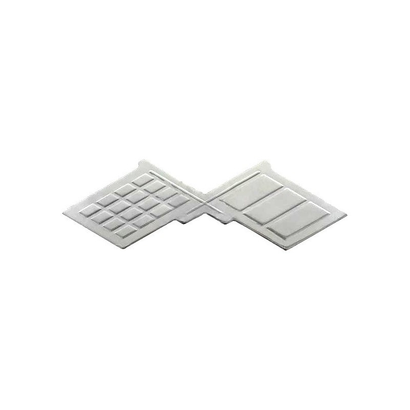 Logo fregio stemma cromato Ligier Ixo e JS50, 0083890