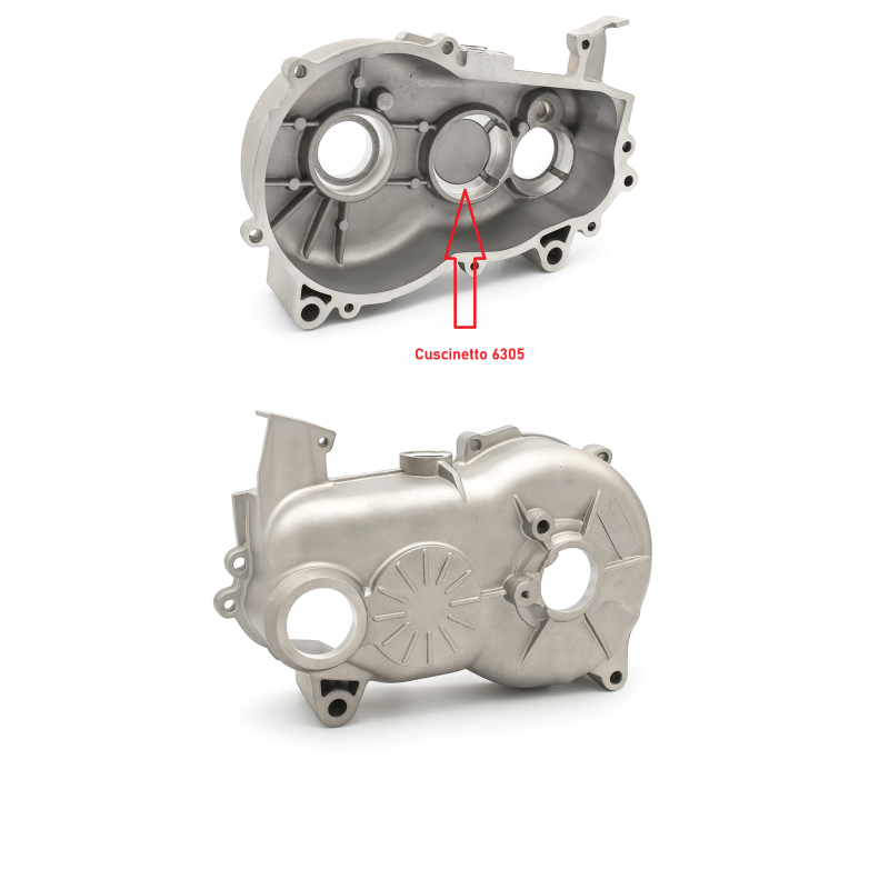 Semi scatola carter cambio lato sinistro Aixam e Minauto, 3apc29