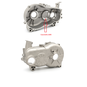 Semi scatola carter cambio lato sinistro Aixam e Minauto, 3kc29a