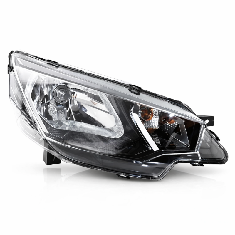 Faro proiettore anteriore lato destro fondo nero per Aixam Emotion Sport, Gto e Gti
