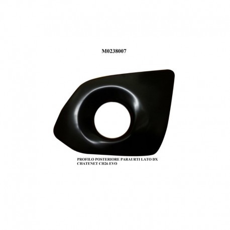 MODANATURA PROFILO ANTERIORE DX PARAURTI CHATENET CH26 EVO - 02.38.007