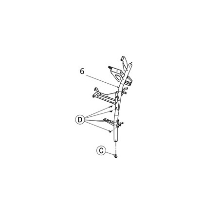 PUNTONE ANTERIORE DESTRO LIGIER JS50 V2-V3-V4 (JS56 JS58 JS66) - 1408187