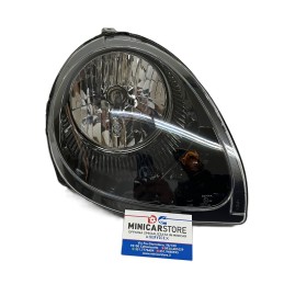 Faro fanale anteriore lato destro fondo nero Aixam Minauto 8r004