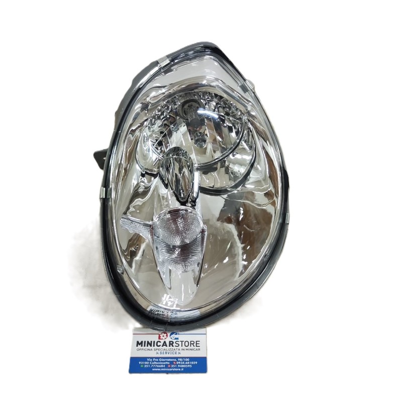 Faro fanale anteriore cromato lato sinistro Chatenet CH26, 0526009