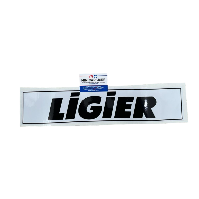ADESIVO TARGA STICKER LIGIER PARAURTI ANTERIORE 1412799