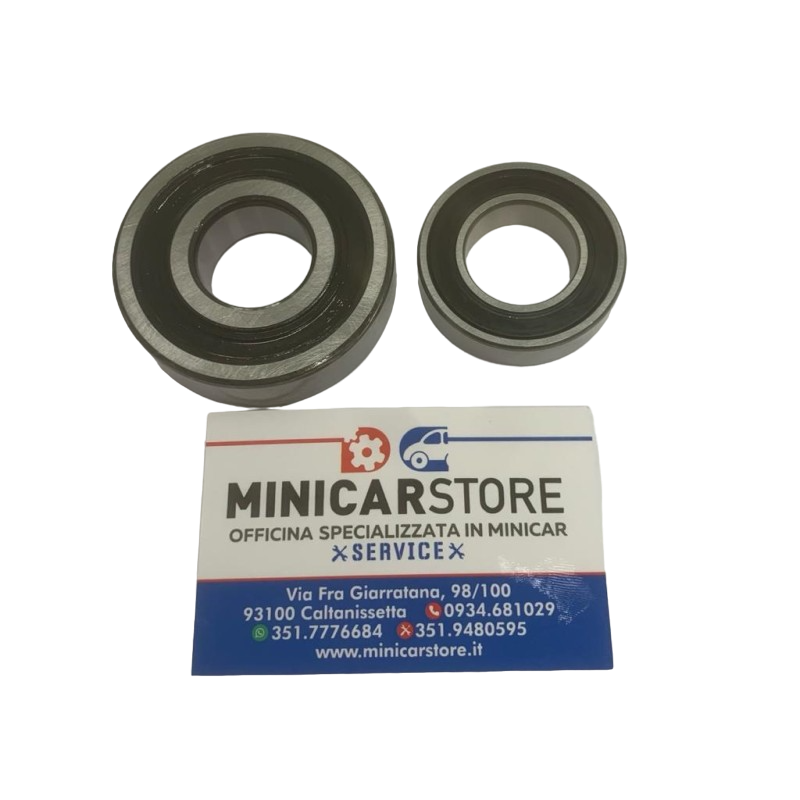 KIT CUCINETTI PER TAMBURO POSTERIORE AIXAM E MINAUTO SENSATION EMOTION AMBITION D-TRUCK 400 - KITCUSCTAMBF030
