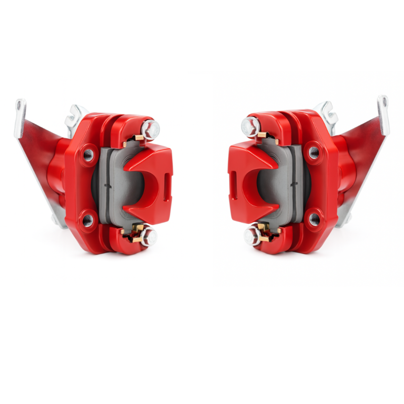 Kit pinze freno posteriori rosse Ligier IXO/Microcar M8&M.Go