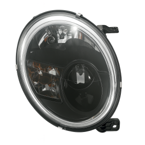 Faro fanale anteriore fondo nero lato destro Microcar 1408324