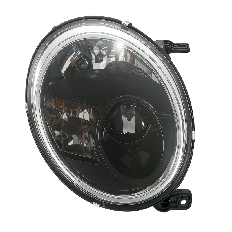 FARO FANALE ANTERIORE DESTRO NERO MICROCAR