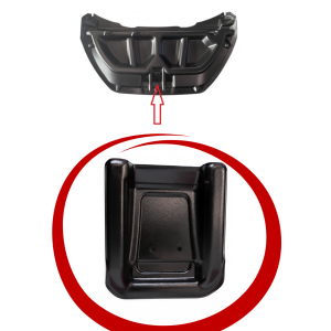 COFANO MOTORE ANTERIORE COMPLETO AIXAM CITY EMOTION CITY GTO COUPE' - 723BL000   ( 723BL031 + 723BL032 )