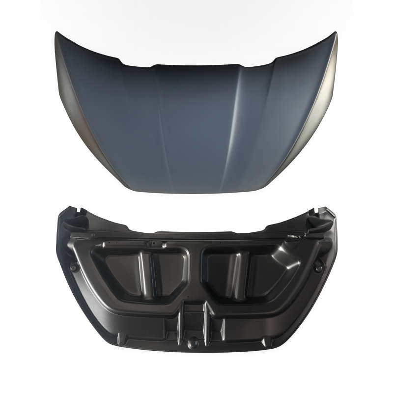 COFANO MOTORE ANTERIORE COMPLETO AIXAM CITY EMOTION CITY GTO COUPE' - 723BL000   ( 723BL031 + 723BL032 )